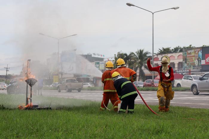 โครงการฝึกซ้อมแผนป้องกันและบรรเทาสาธา...