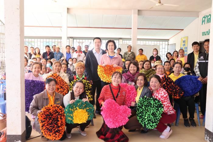 โครงการส่งเสริมอาชีพฯ 68 (ทำพรมเช็ดเท...